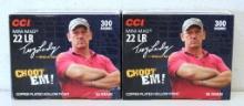 2 Full 300 Rd. Box CCI Mini-Mag .22 LR Troy Landry Special Edition Cartridges Ammunition...