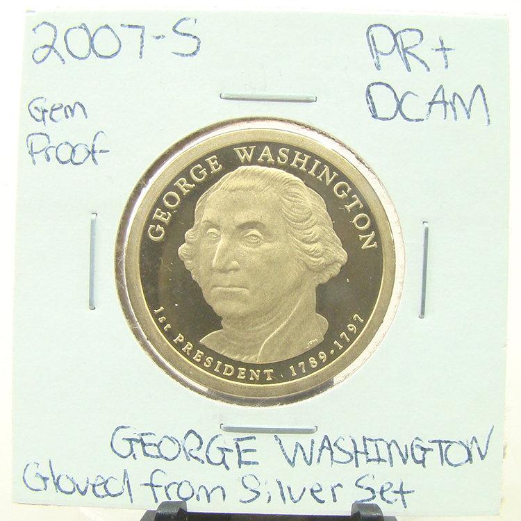 Gem Proof 2007-S Washington Dollar