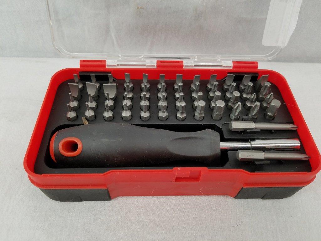 51 Pc Tool Kit With Red Storage Container