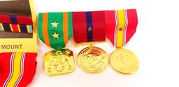 Lot Of Misc Military Officer Service Ribbons &meda