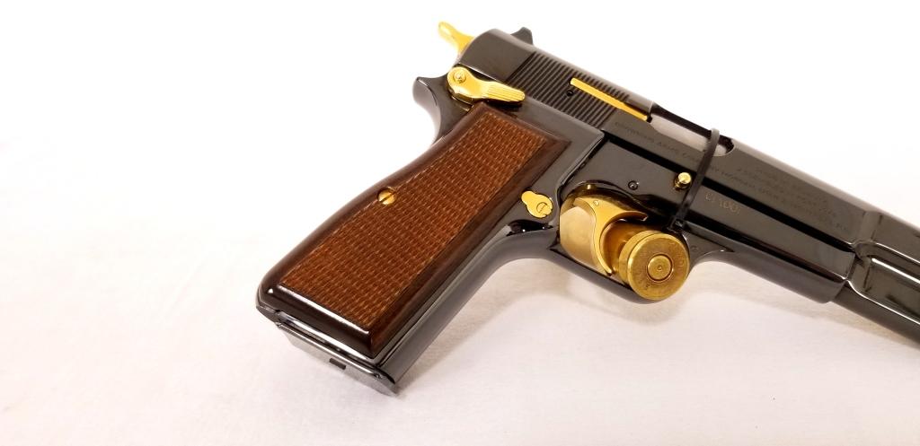 Browning Hp.40 Cia Special Edition 24k Gold Pistol