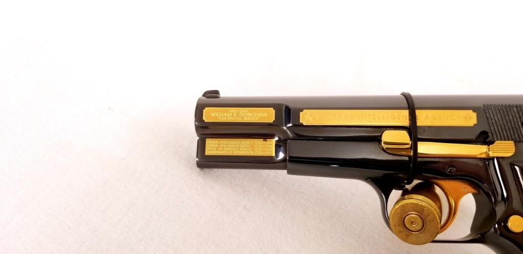 Browning Hp.40 Cia Special Edition 24k Gold Pistol