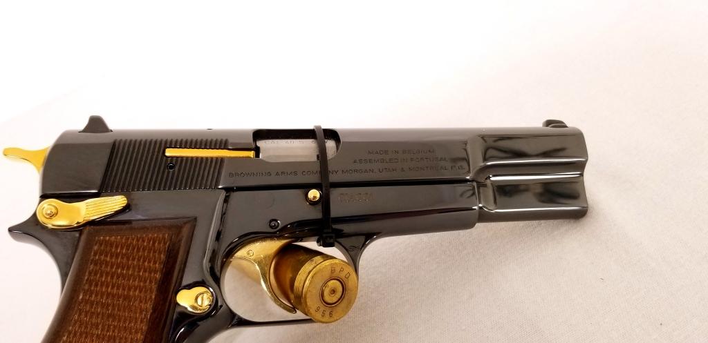 Browning Hp.40 Cia Special Edition 24k Gold Pistol