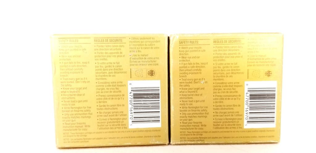 2 Boxes Of Remington Golden Saber .45 Acp +p Ammo