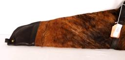 Cowhide Rifle Case - Black/brown