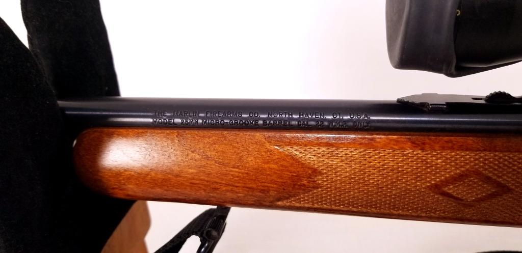 Marlin 25mn Bolt Action Rifle .22 Wmr Super Nice