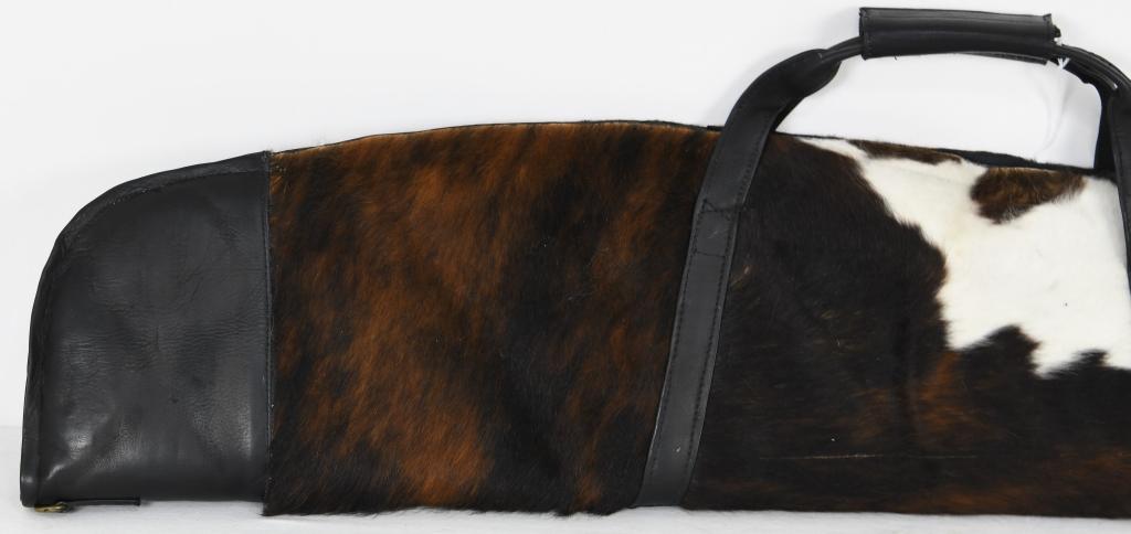 Cowhide Rifle Case - Chocolate NEW 52" Leather Han