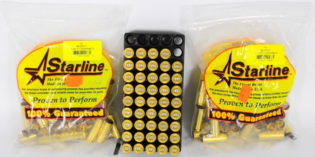 2 sealed bags of STARLINE .45 colt Empty Unprimed