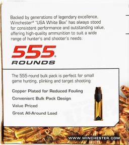 Winchester 555 Round Brick of .22 LR Hollow Point