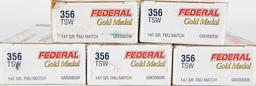 213 RDS OF FEDERAL .356 TSW GOLD MEDAL