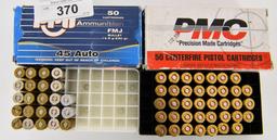 111 RDS OF .45 AUTO CARTRIDGES