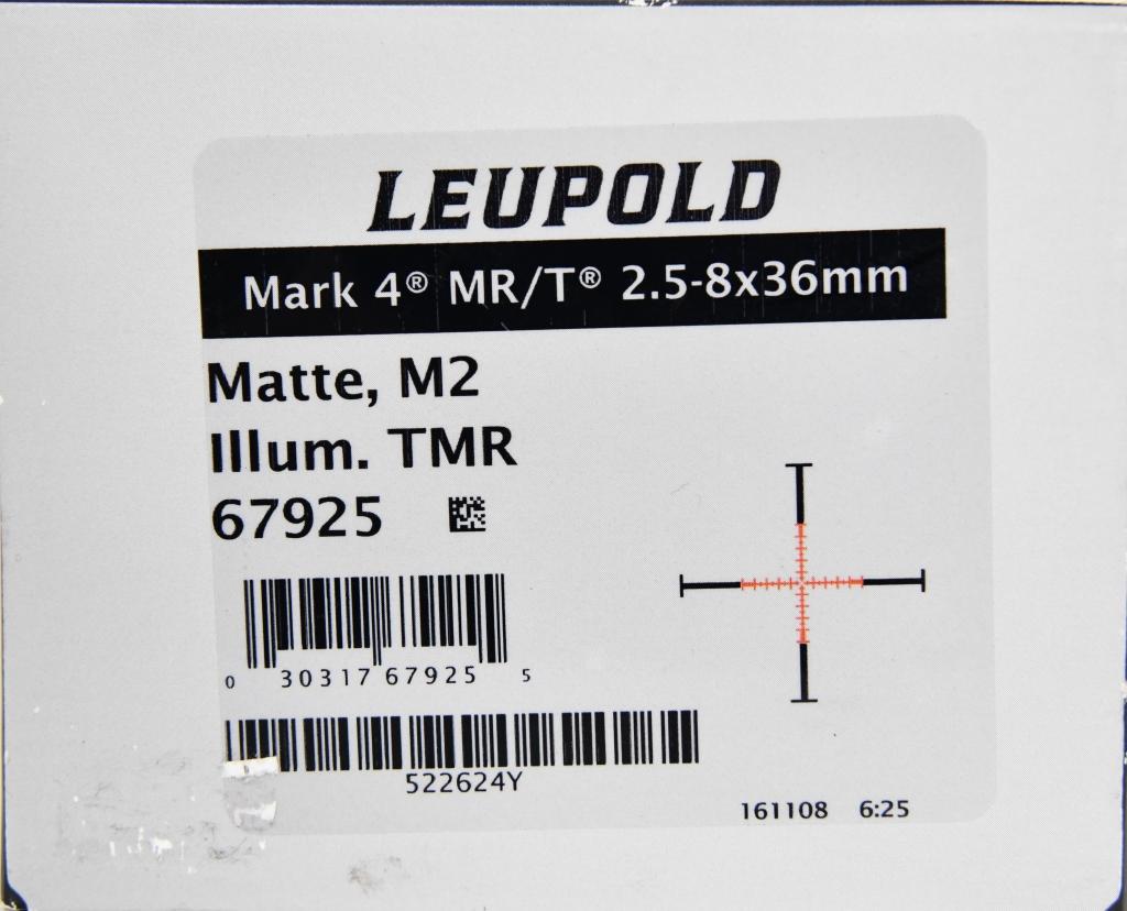LEUPOLD Mark 4 MR/T 2.5-8x36mm Matte