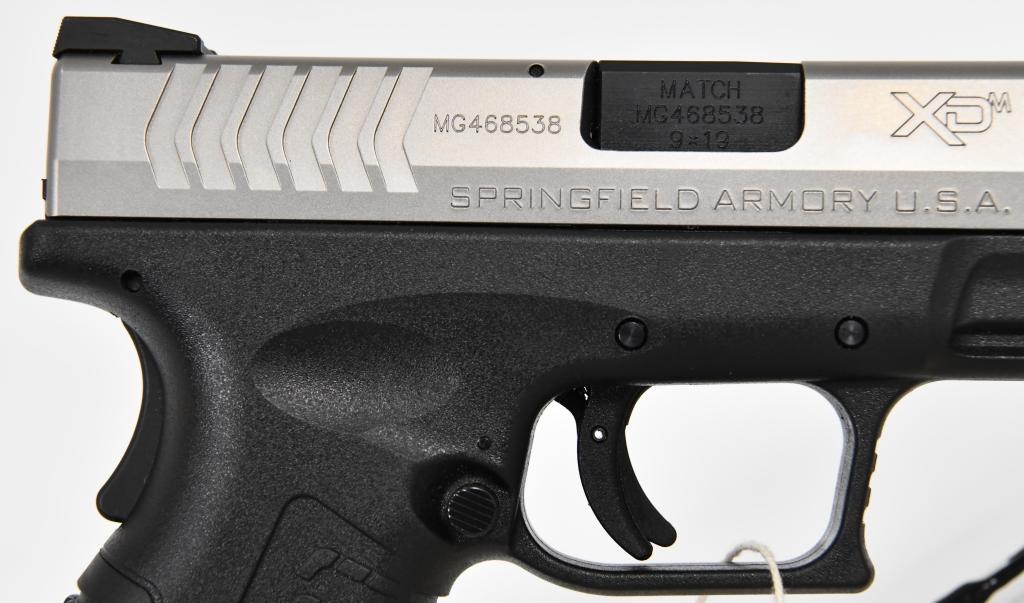 Springfield XDm-9 4.5 Semi Auto Pistol 9MM Match