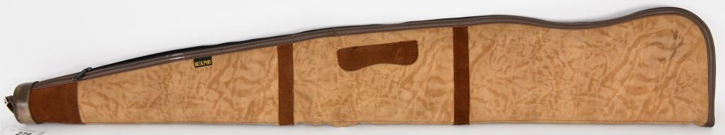 KOLPIN vtg Soft Rifle / Shotgun Case Leather/Suede