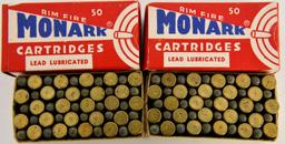 500 RDS OF MONARK RIMFIRE .22 LR CARTRIDGES