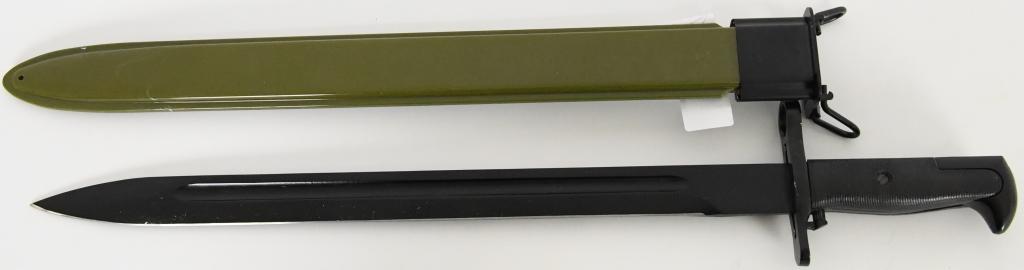 Replica Bayonet with Plastic Scabbard Like new