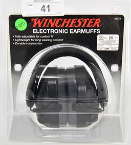 WINCHESTER NIP Electronic Earmuffs, 25 decibles