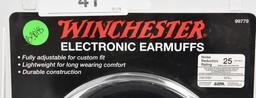 WINCHESTER NIP Electronic Earmuffs, 25 decibles