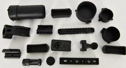 Gunsmith Lot: misc items: Rails, Mounts Lens Cover