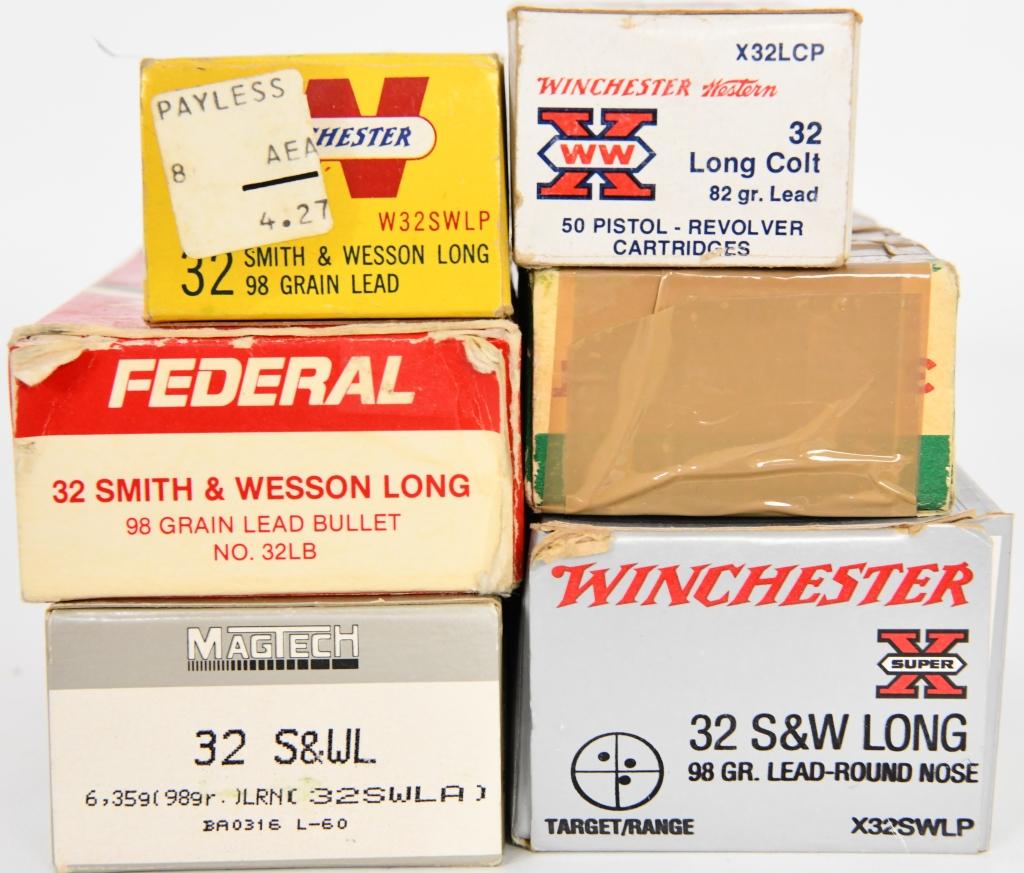 225 RDS OF .32 S&W LONG CARTRIDGES