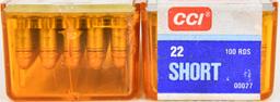 200 Rds Of CCI .22 Short Cartridges