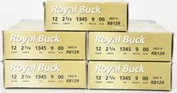 25 RDS of Royal Black 12 GA Buckshots