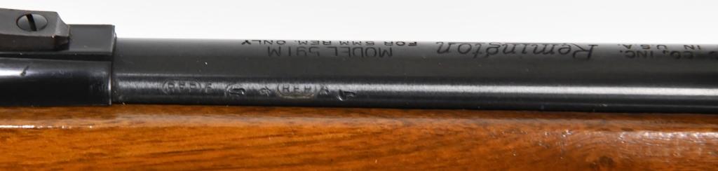 Scarce Remington Model 591M Bolt Rifle 5MM