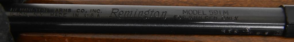 Scarce Remington Model 591M Bolt Rifle 5MM