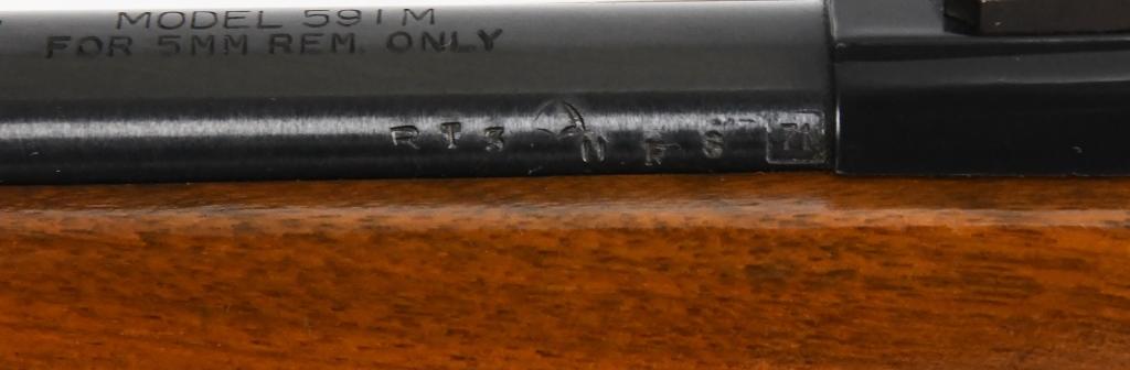 Scarce Remington Model 591M Bolt Rifle 5MM