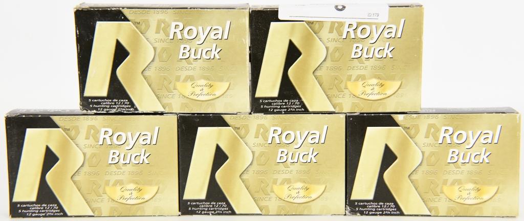 25 RDS of Royal Black 12 GA Buckshots
