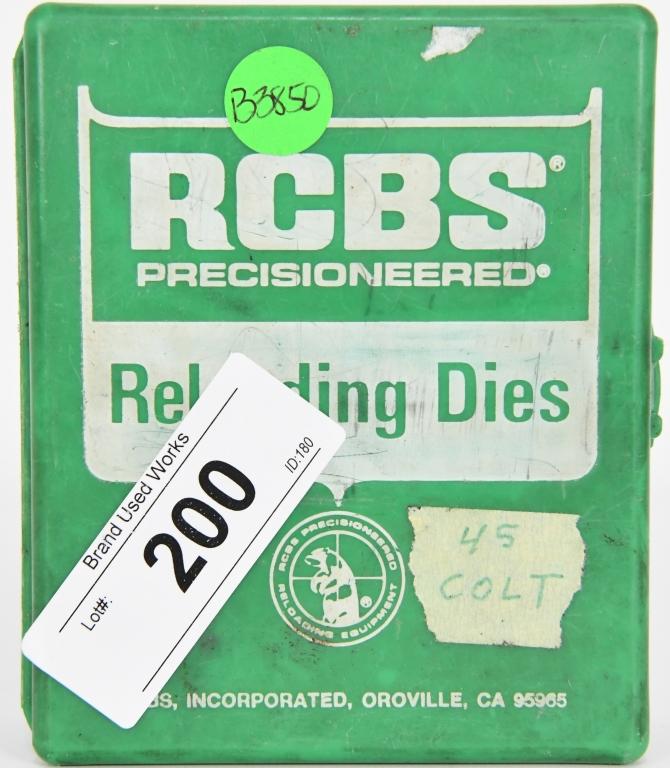 RCBS Reloading Die Set For .45 Colt