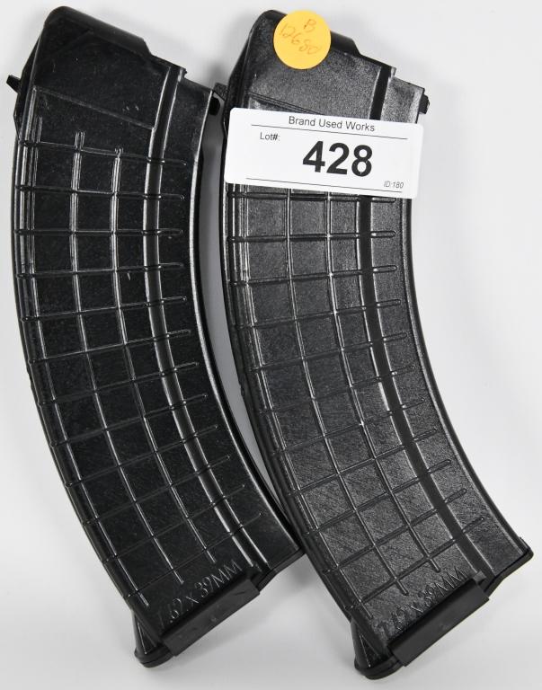 Lot of 2 NEW AK 47 7.62x39MM 30 rd Polymer mags