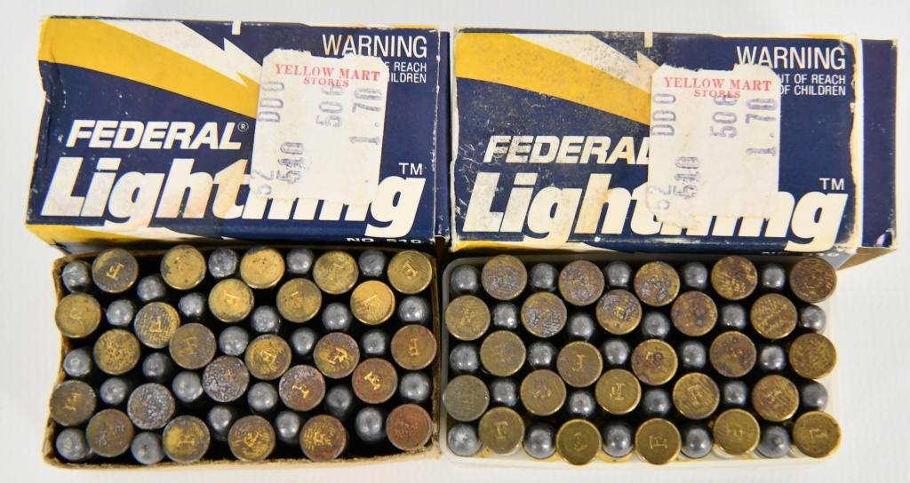 500 Rounds Of Federal Lightning .22 LR Ammo