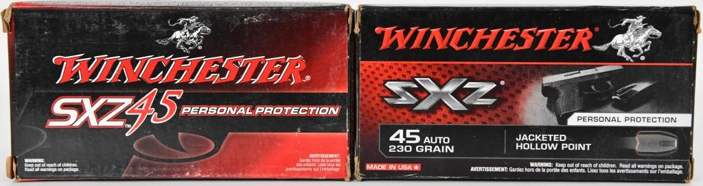 100 Rounds Of WInchester SXZ .45 Auto Ammo