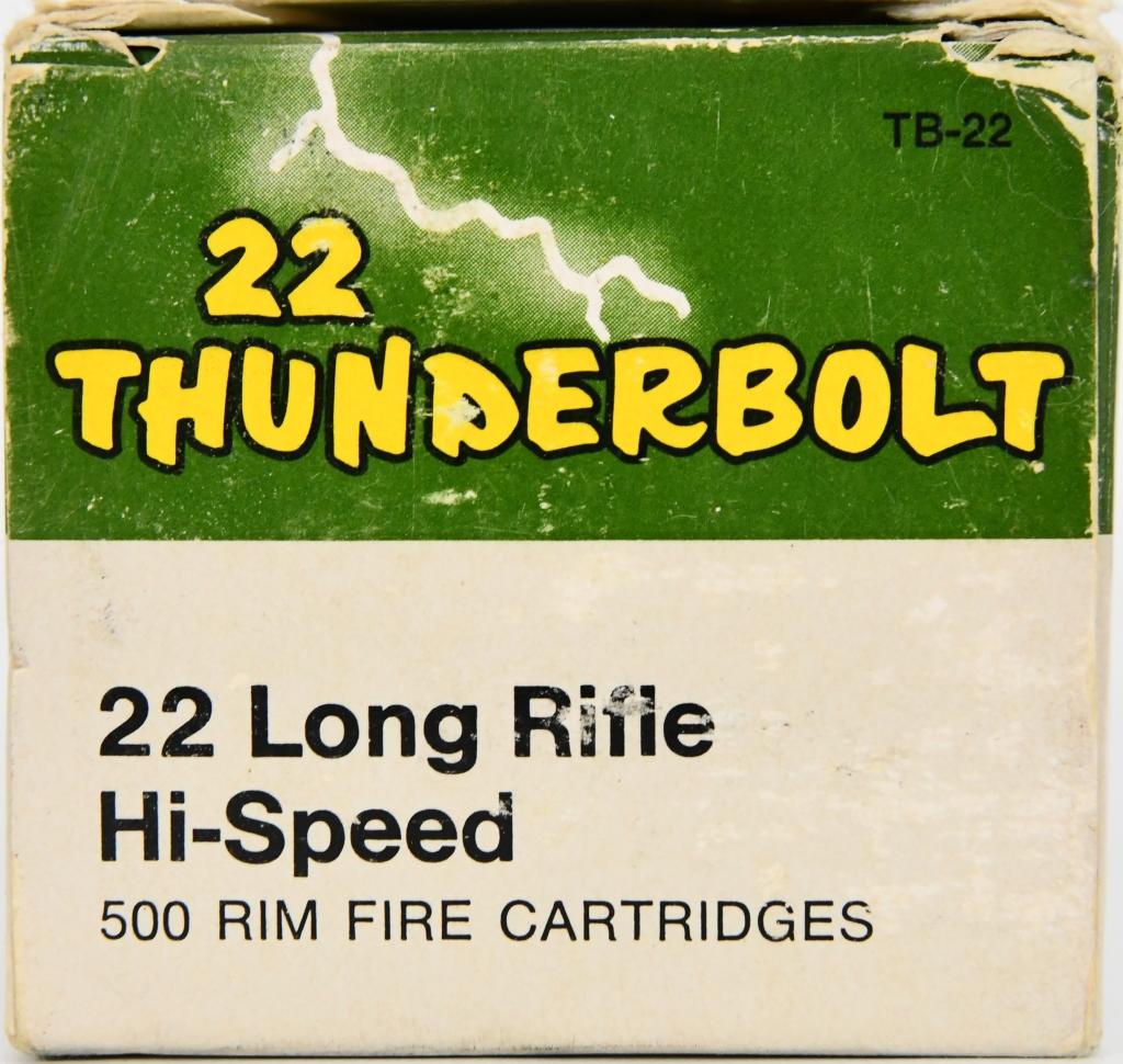 487 Rounds Of ThunderBolt .22 Lr Ammunition