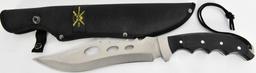 FROST CUTLERY BEAVER TRAIL BOWIE STAINLESS STEEL E