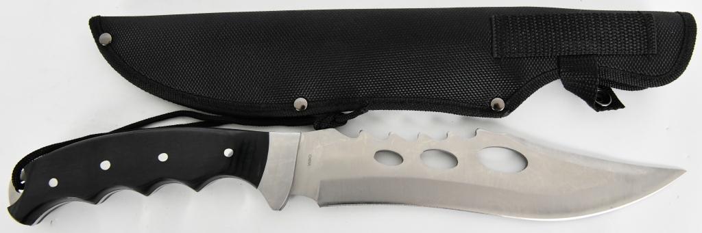 FROST CUTLERY BEAVER TRAIL BOWIE STAINLESS STEEL E