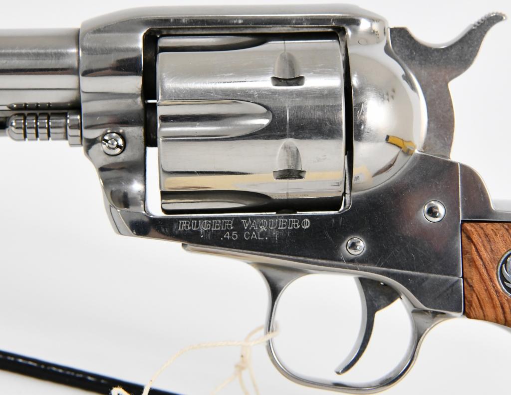 Ruger Vaquero .45 Cal Stainless Revolver 7.5" BBL