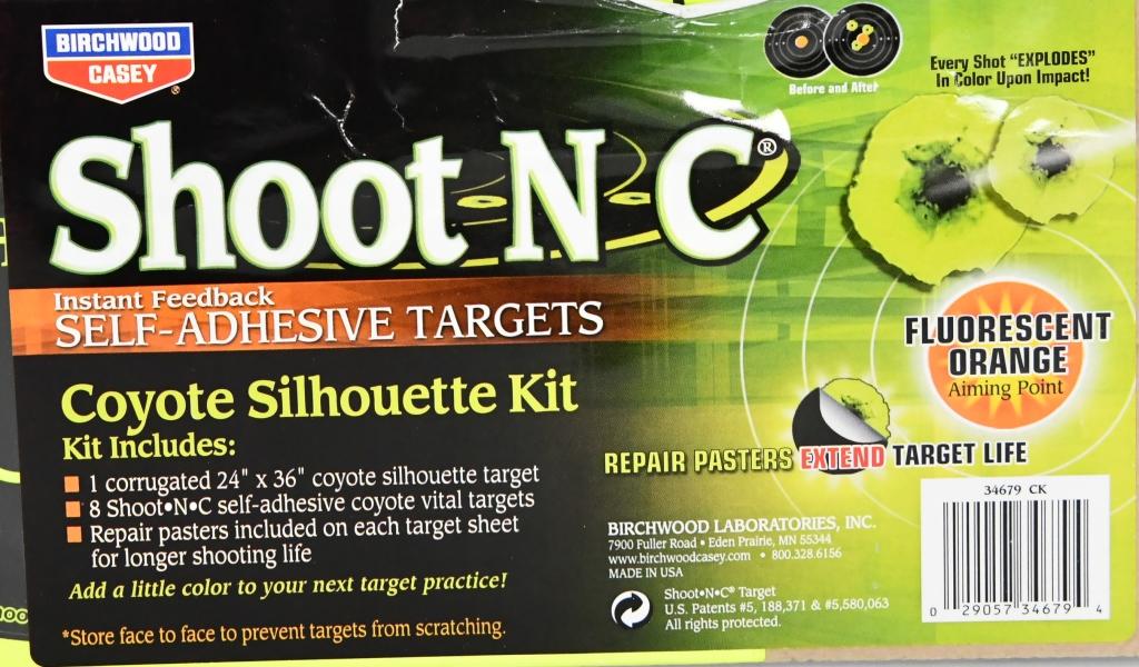 Birchwood Casey Coyote Silhouette Shoot-N-C Target
