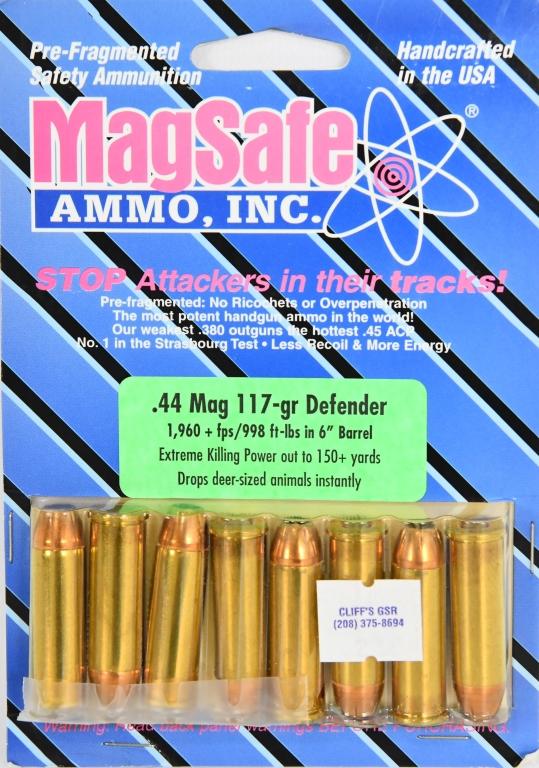 8 Rounds Of MagSafe .44 Magnum Defender Ammunition