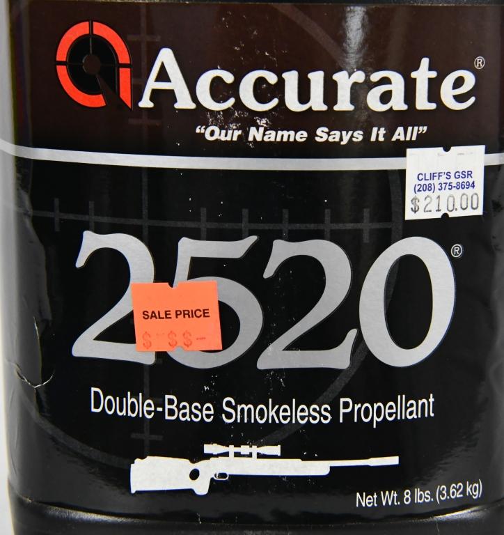 Accurate 2520 Rifle 8 lbs 1 Canister ACCURATE