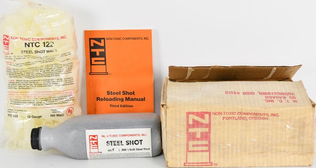 Steel Shot Reloading Component Lot: see below