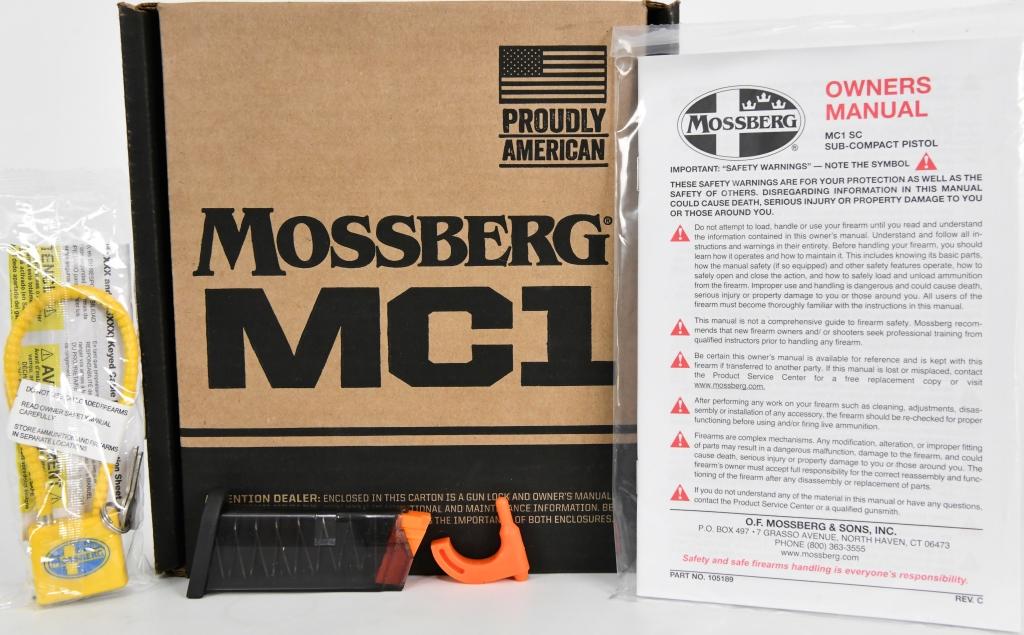 Brand New Mossberg MC1 9MM Cross-Bolt Safety