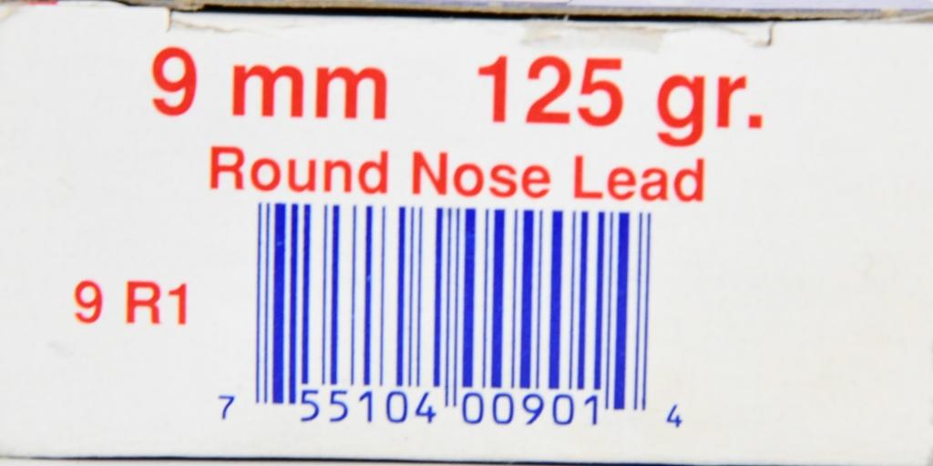 50 Rounds Of Ultramax 9mm Luger Ammunition