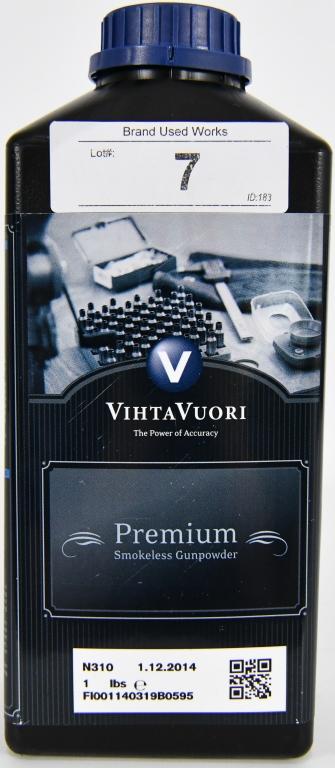 VIHTAVUORI N310 PREMIUM SMOKELESS GUNPOWDER 1 LBS