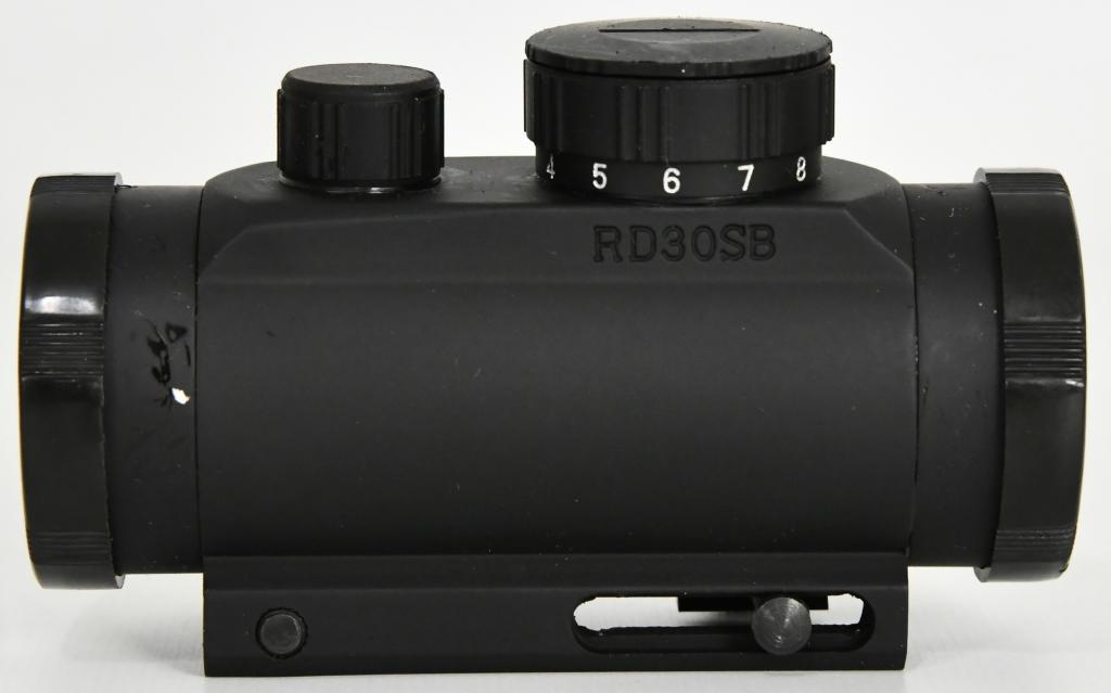 BSA Optics Red Dot Sight 30mm Shadow Black In Box