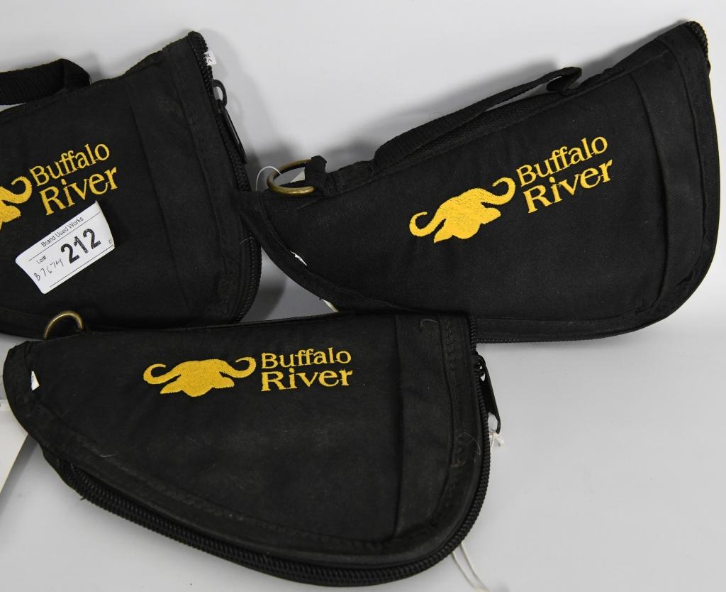 Lot of 5 New Buffalo River Soft Padded Pistol Case