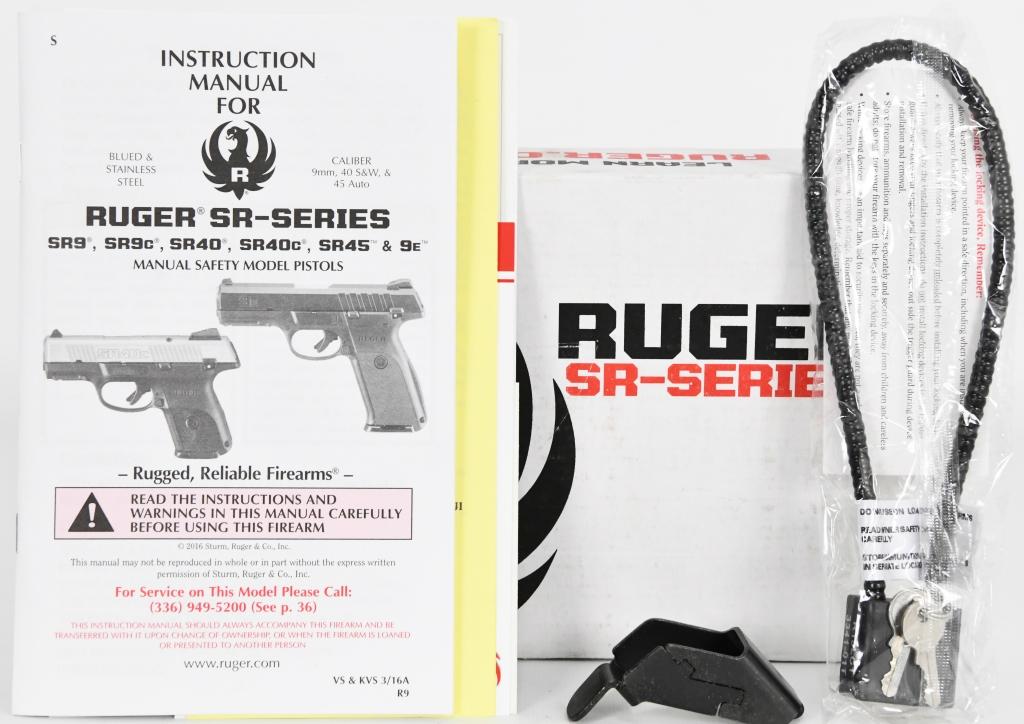 Ruger SR45 Semi Automatic Pistol .45 ACP