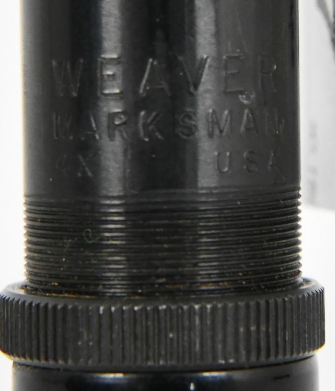 Weaver Marksman 4X Rifle Scope