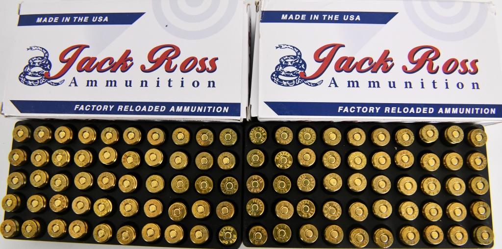 100 Rounds Of Jack Ross Factory Reloaded .40 S&W